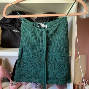 Zara Green Knit Top